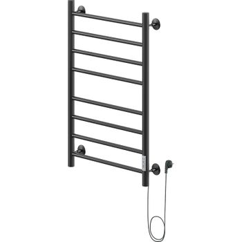 Электрический полотенцесушитель Ника WAY-2 80/50 Черный матовый — фото 1, Электрические полотенцесушители