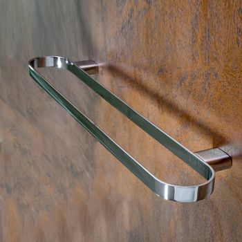 Полотенцедержатель Bemeta Organic 157104401 двойной Хром — фото 2, Полотенцедержатели