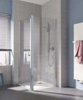 Боковая стенка Kermi Cada XS CK TWD 09020 VPK Хром/стекло прозрачное — фото 1, Боковые стенки