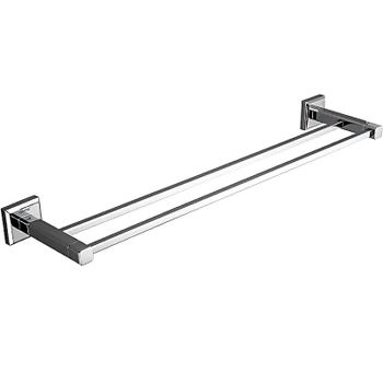 Полотенцедержатель Gappo G38 G3809 двойной Хром — фото 1, Полотенцедержатели