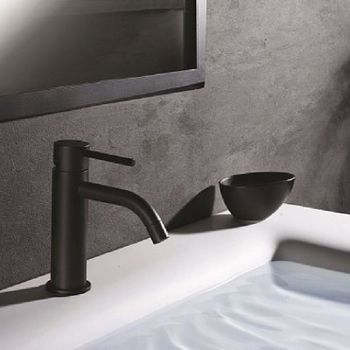 Смеситель для раковины Paffoni Light LIG071NO Черный матовый — фото 2, Смесители для раковины