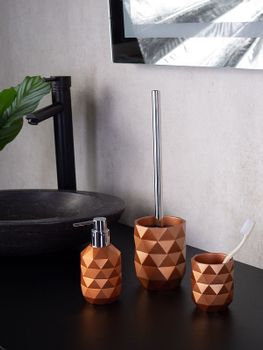 Ершик для унитаза Ridder Joyce 2165481 Медный металлик — фото 2, Ершики для унитаза