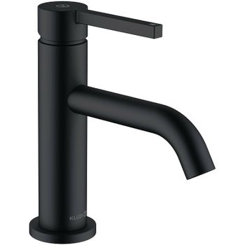 Смеситель для раковины Kludi Nova Fonte Pura 200283915 Черный матовый — фото 1, Смесители для раковины