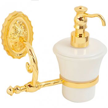 Дозатор для жидкого мыла Migliore Edera 16936 Золото — фото 1, Дозаторы