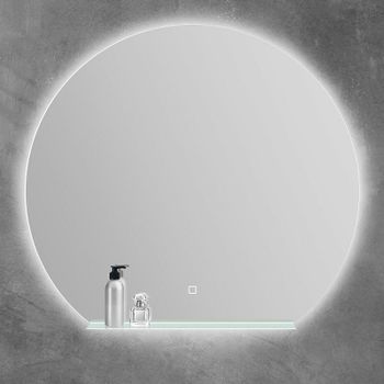 Зеркало BelBagno SPC-RNG-900-LED-TCH-MENS с подсветкой с сенсорным выключателем — фото 1, Зеркала в ванную комнату