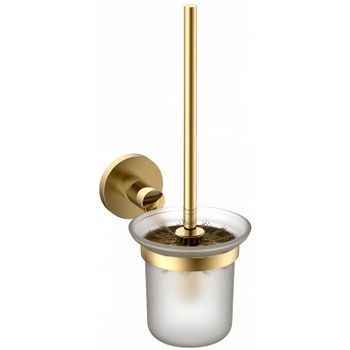 Ершик для унитаза CeramaLux Antica 61213-1 Золото — фото 1, Ершики для унитаза