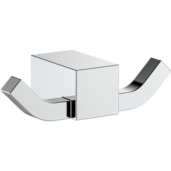 Двойной крючок Schein Rembrandt 061-2CH Хром — фото 1, Крючки для полотенец