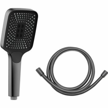 Душевая система Vincea VSFW-422T1GM с термостатом Вороненая сталь — фото 6, Встраиваемые душевые комплекты