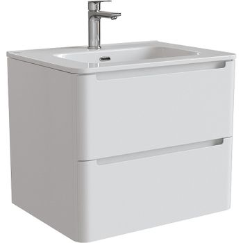 Тумба под раковину Iddis Edifice 60 EDI60W0i95 подвесная Белая — фото 1, Тумбы под раковину