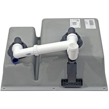 Кухонная мойка Blanco Subline 340/160-U L 523549 Темная скала — фото 3, Кухонные мойки