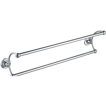 Полотенцедержатель Timo Nelson 150056/00 двойной Хром — фото 1, Полотенцедержатели