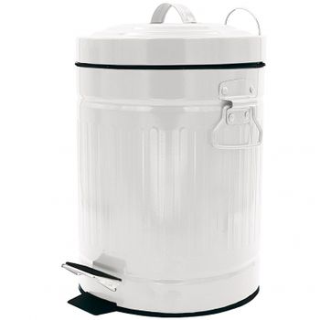 Ведро для мусора Ridder Pumba 2149601 Белое — фото 1, Мусорные ведра