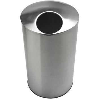 Ведро для мусора Nofer 14071.50.S Матовая нержавеющая сталь — фото 1, Мусорные ведра