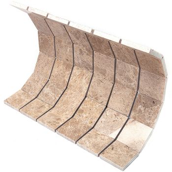 Каменная мозаика Natural Adriatica Emperador Light 7M036-48P 30,5x30,5 см — фото 3, Мозаика