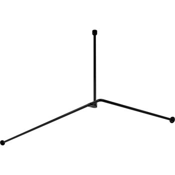 Карниз для ванны WasserKRAFT Elbe 180x90 SC-729018 Черный — фото 1, Карнизы для ванной