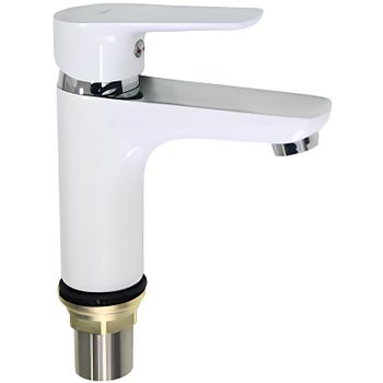 Смеситель для раковины Viko V-4141 Хром Белый — фото 1, Смесители для раковины