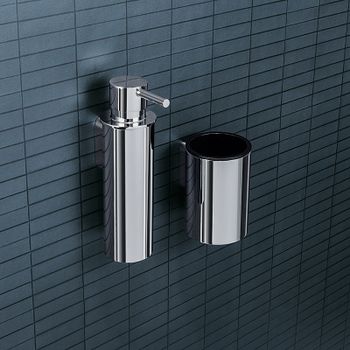 Стакан для зубных щеток Colombo Design Mini B4002.CR Хром — фото 2, Стаканы для зубных щеток