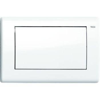 Клавиша смыва Tece Planus 9240314 для унитаза Белая глянцевая — фото 1, Кнопки смыва
