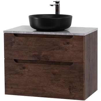 Тумба под раковину BelBagno Etna-H60 90 ETNA-H60-900-2C-SO-RW-P подвесная Rovere Moro — фото 23, Тумбы под раковину