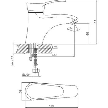 Товар: Смеситель для раковины Viko V-6001 Хром - фото 10 Смеситель для раковины Viko V-6001 Хром — фото 10, Смесители для раковины