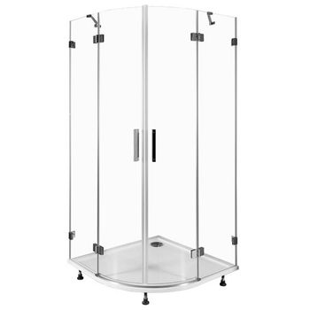 Товар: Душевой уголок Aquanet Beta NWD2242 100x100 радиальный профиль Хром стекло прозрачное - фото 1 Душевой уголок Aquanet Beta NWD2242 100x100 радиальный профиль Хром стекло прозрачное — фото 1, Душевые уголки четверть круга