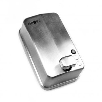 Диспенсер для жидкого мыла Nofer Inox Evo 03050.S Матовая нержавеющая сталь — фото 2, Диспенсеры для жидкого мыла