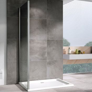 Товар: Душевая стенка Abber Schwarzer Diamant 70x195 S70 профиль Хром стекло прозрачное - фото 1 Душевая стенка Abber Schwarzer Diamant 70x195 S70 профиль Хром стекло прозрачное — фото 1, Боковые стенки