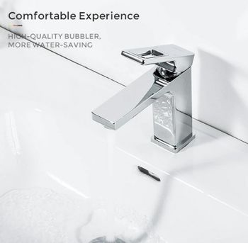 Товар: Смеситель для раковины Gappo G18 G1018-1 Хром - фото 2 Смеситель для раковины Gappo G18 G1018-1 Хром — фото 2, Смесители для раковины