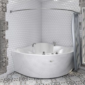 Карниз для ванны Radomir Филадельфия 168 1-12-2-0-0-042 Хром — фото 2, Карнизы для ванной