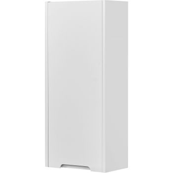 Подвесной шкаф Aquaton Оливия 35 L 1A254703OL01L Белый матовый — фото 1, Шкафы для ванной