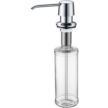 Дозатор для моющего средства Paulmark Sauber D001CR Хром — фото 1, Дозаторы для кухонных моек