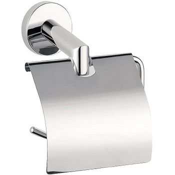 Держатель туалетной бумаги Remer Guest GS60CR с крышкой Хром — фото 1, Держатели туалетной бумаги