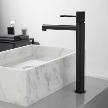 Товар: Смеситель для раковины Vincea Desire VBF-1D2MB Черный матовый - фото 5 Смеситель для раковины Vincea Desire VBF-1D2MB Черный матовый — фото 5, Смесители для раковины