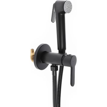 Гигиенический душ со смесителем Agger Gorgeous A0270044 Черный — фото 2, Гигиенические души
