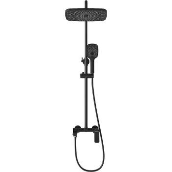 Душевая система Grossman Advans 500.K35.09.210 Черная матовая — фото 2, Душевые стойки