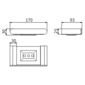 Мыльница CeramaLux Florenzia 63105 Золото матовое — фото 2, Мыльницы