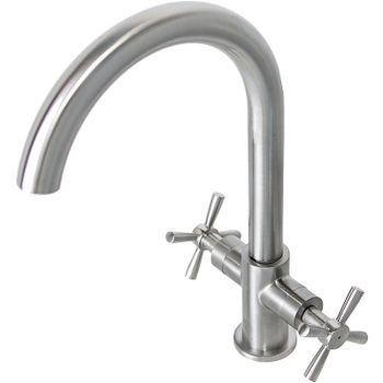 Смеситель для кухни Orange Mia M34-821Ni Никель — фото 2, Смесители для кухни