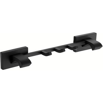 Вешалка для полотенец Gappo G0716-36 Черная матовая — фото 1, Крючки для полотенец