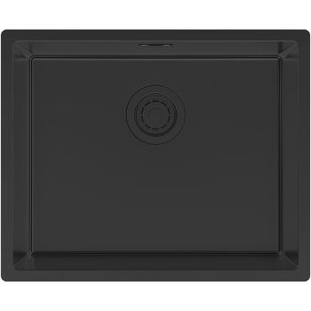 Кухонная мойка Paulmark Lassan 54 Uni LA54-MBN Черная матовая — фото 1, Кухонные мойки