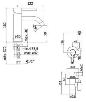 Комплект смесителей Paffoni Light KITZCOL632NO71 Черный матовый — фото 23, Готовые комплекты для ванной комнаты