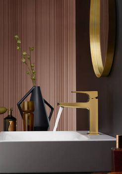 Смеситель для раковины Hansgrohe Metropol 32507990 Полированное золото — фото 2, Смесители для раковины