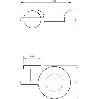 Мыльница Migliore Fortis 31757 Черный матовый — фото 4, Мыльницы