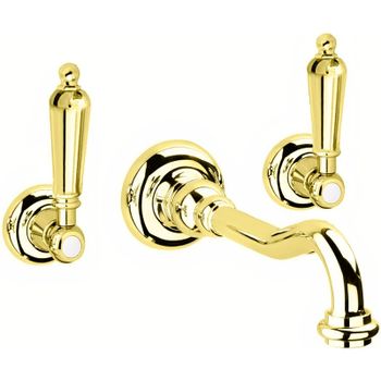 Смеситель для раковины Cezares First FIRST-BLS1-03/24-M Золото 24 карат — фото 1, Смесители для раковины