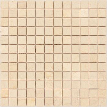 Мозаика Caramelle mosaic Pietrine 7 мм Botticino POL 29,8x29,8 см — фото 1, Мозаика