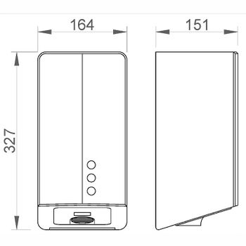 Сушилка для рук Nofer Big Fuga Evo 01831.N Черная — фото 2, Сушилки для рук