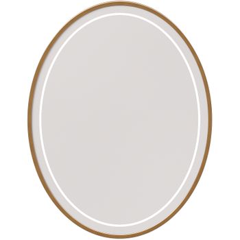 Зеркало Caprigo Контур 70 М-379S-033.000.00.20 с подсветкой Бронза — фото 1, Зеркала в ванную комнату