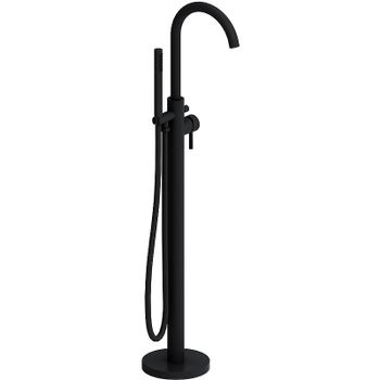 Смеситель для ванны Damixa Scandinavian Pure 365000300 Черный матовый — фото 1, Смесители напольные