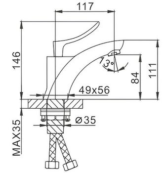 Товар: Смеситель для раковины Frap H81 F1081 Хром - фото 11 Смеситель для раковины Frap H81 F1081 Хром — фото 11, Смесители для раковины