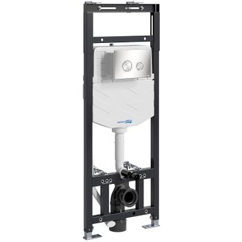 Товар: Инсталляция WasserKRAFT Alme 15TLT.010.ME.BN01 для унитаза с клавишей смыва Никель - фото 1 Инсталляция WasserKRAFT Alme 15TLT.010.ME.BN01 для унитаза с клавишей смыва Никель — фото 1, Инсталляции для унитазов