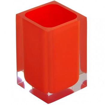 Стакан для зубных щеток Ridder Colours 22280114 Оранжевый — фото 1, Стаканы для зубных щеток